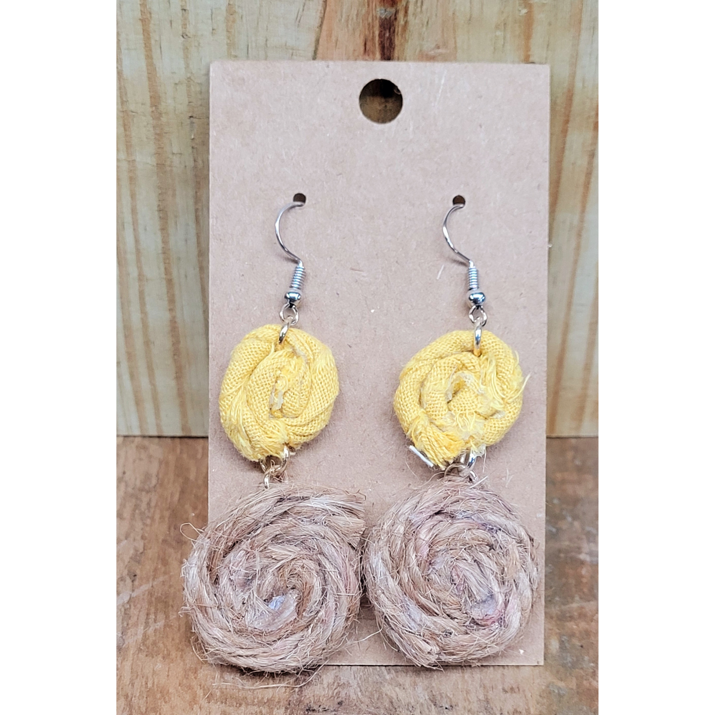 Rustic Sun Earrings