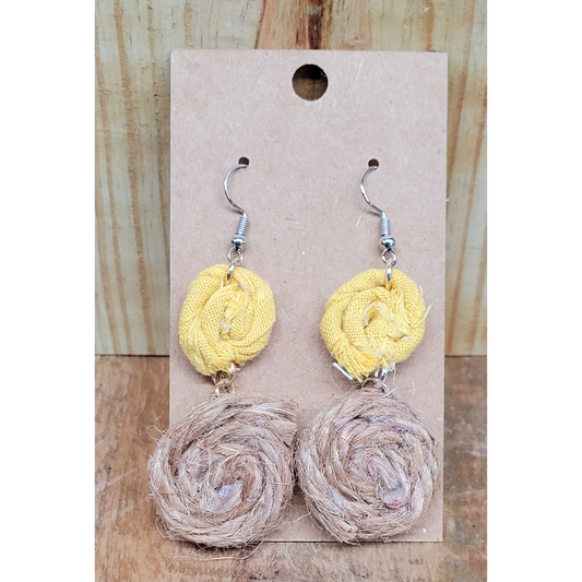 Rustic Sun Earrings