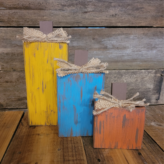 3 Piece Pumpkins
