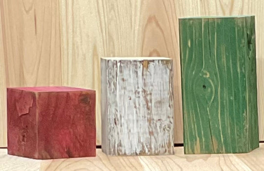 Tiered Christmas Present Blocks