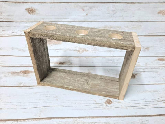 Reclaimed Open Farm House Style Bouquet Holder- 3 Hole