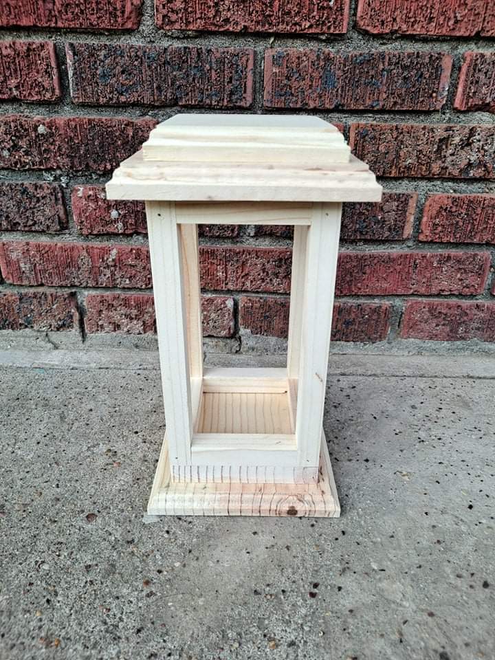 Elegant Wood Lantern