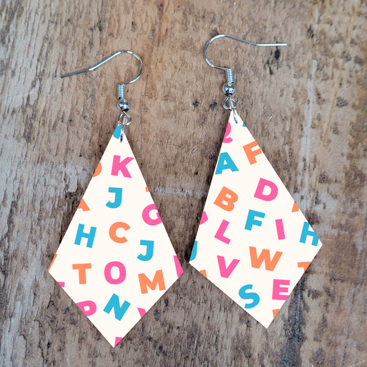 Alphabet Earrings