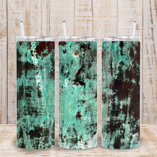 Rustic Turquoise Tumbler