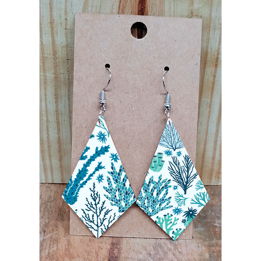 Coral Earrings